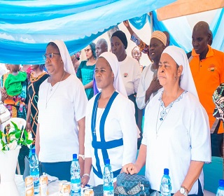 A cross-section of guests and parents.